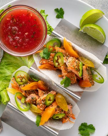 Idaho Preferred Field to Fork Recipe Contest Winner Jicam Tortilla Fish Tacos