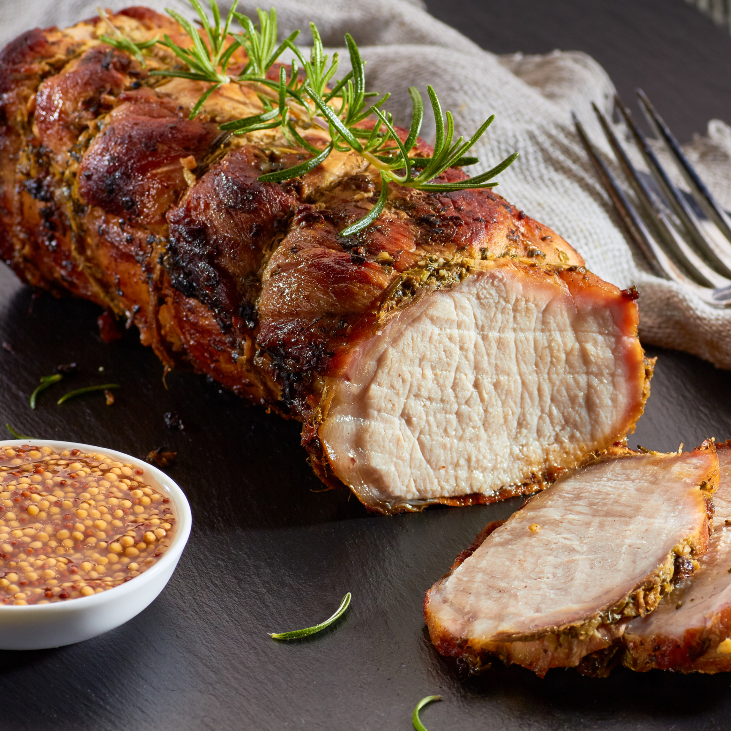 Apple Bacon Slaw Pork Roast