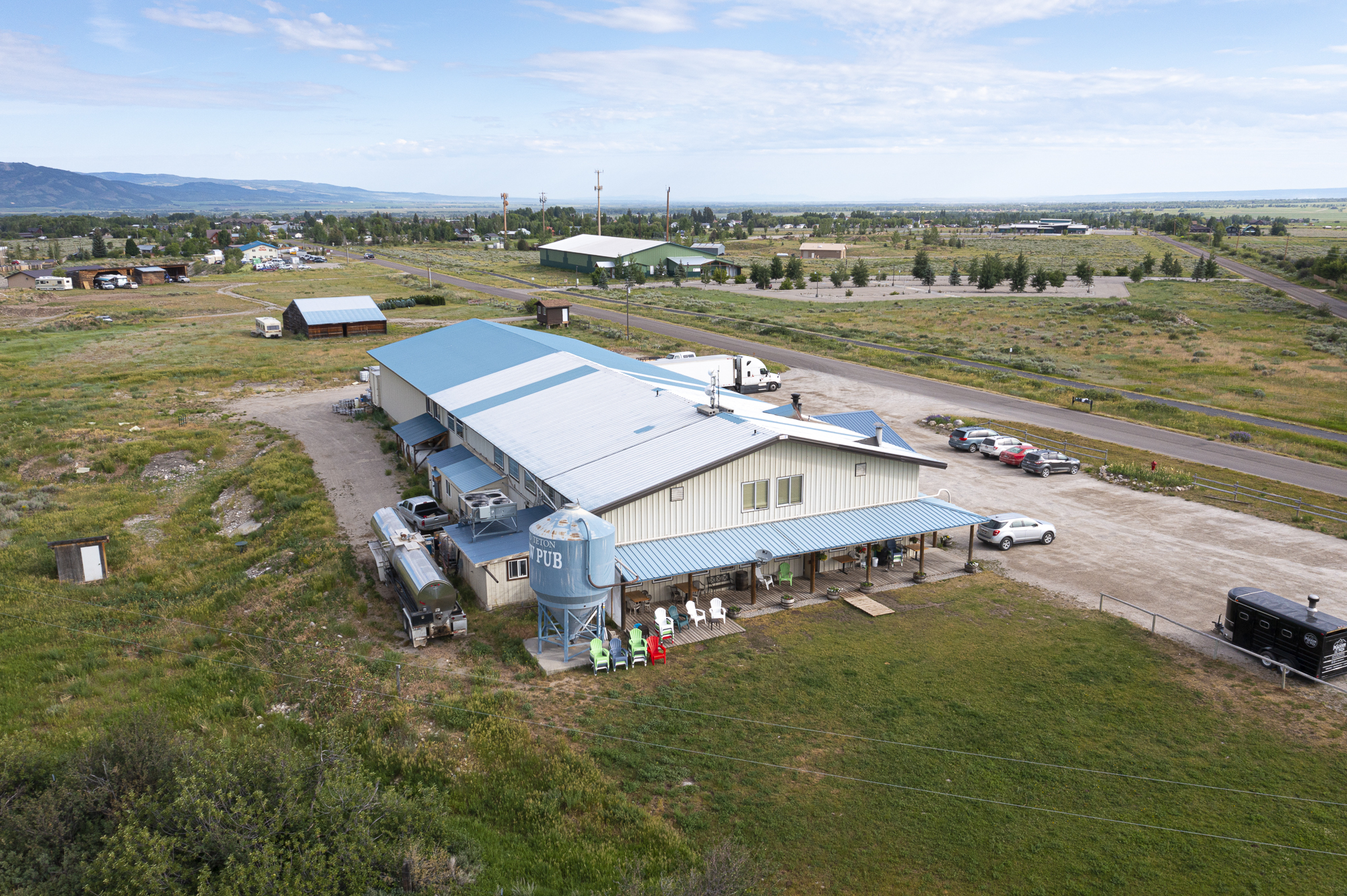 Building on open land