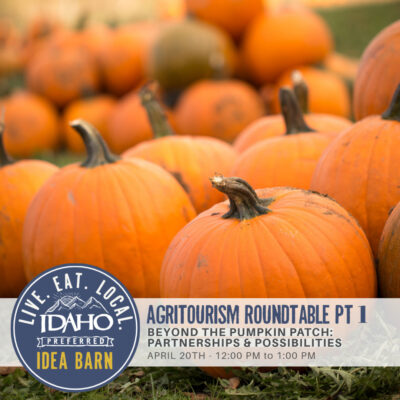 Agritourism Idea Barn: Partnerships and Possibilities